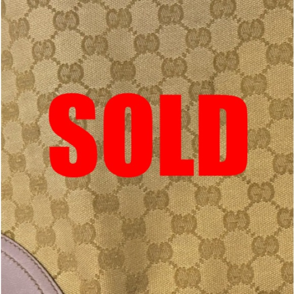 SOLD***SOLD***SOLD***GUCCI  NEW BRITT GG TOTE BAG 169945 9709J